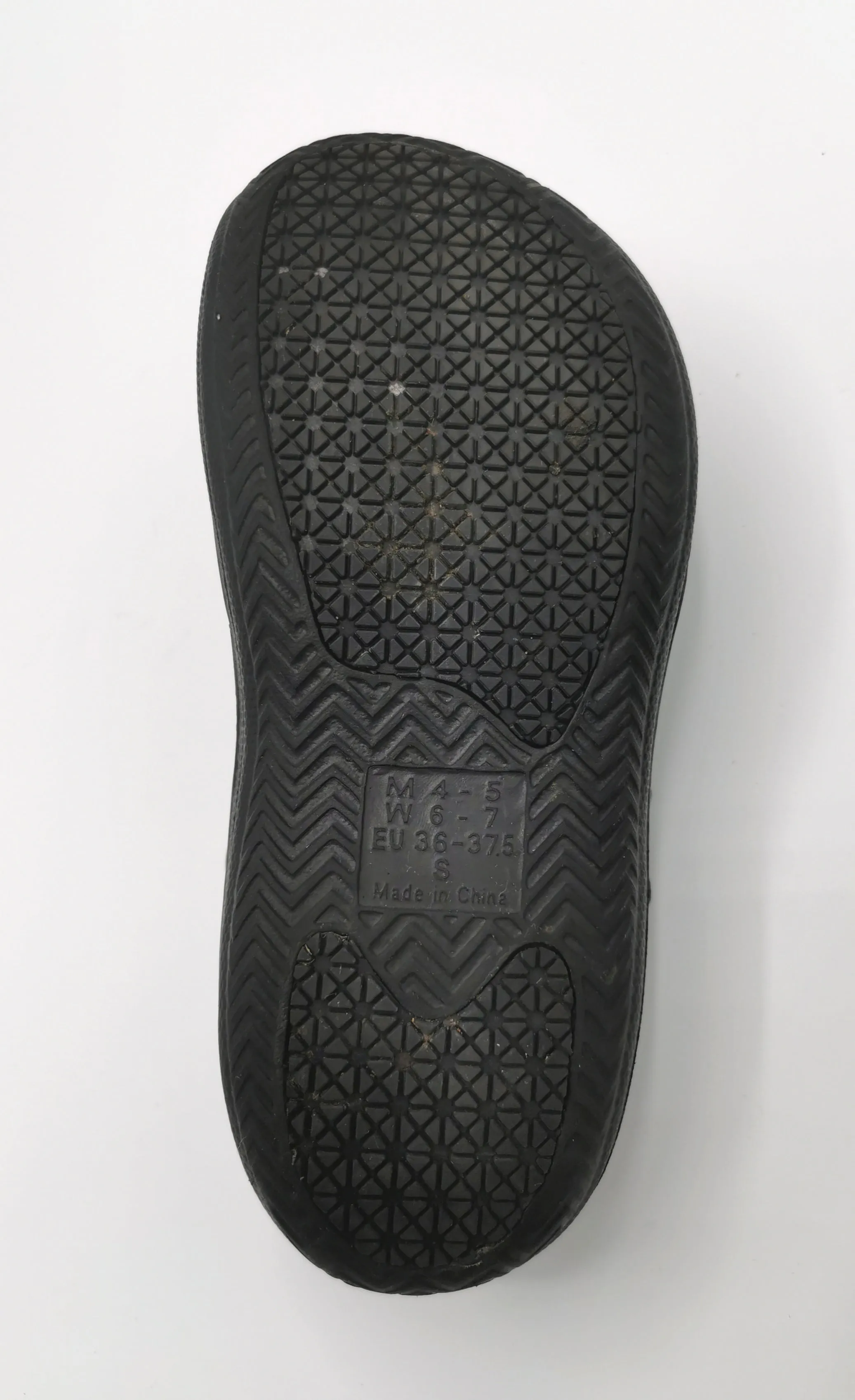 WOMENS SIZE 6/7 - DAKOTA, Tarantula Anti-slip Crocs, Black VGUC B22