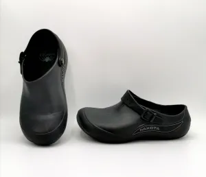 WOMENS SIZE 6/7 - DAKOTA, Tarantula Anti-slip Crocs, Black VGUC B22
