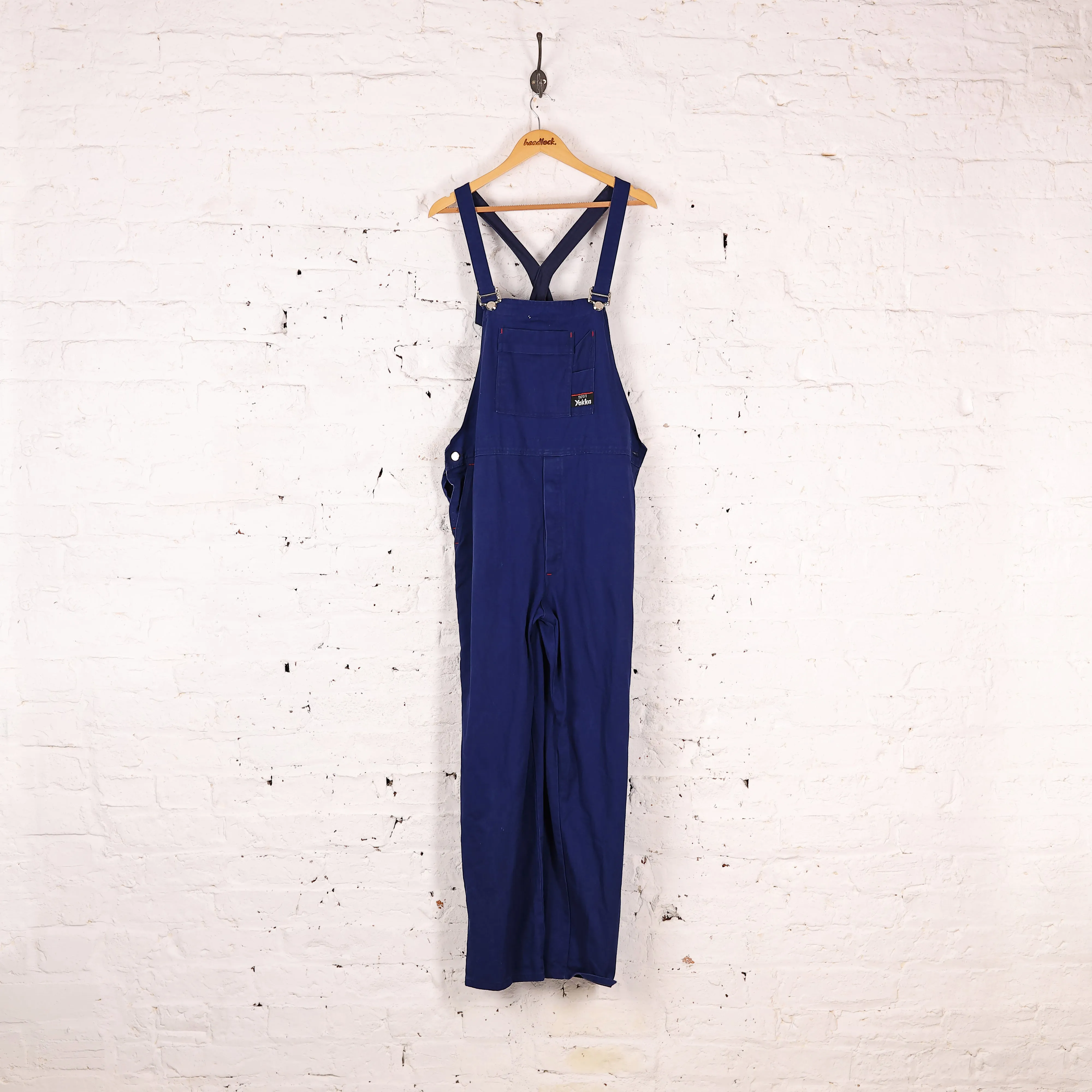 Work Chore Dungarees Overalls - Blue - M