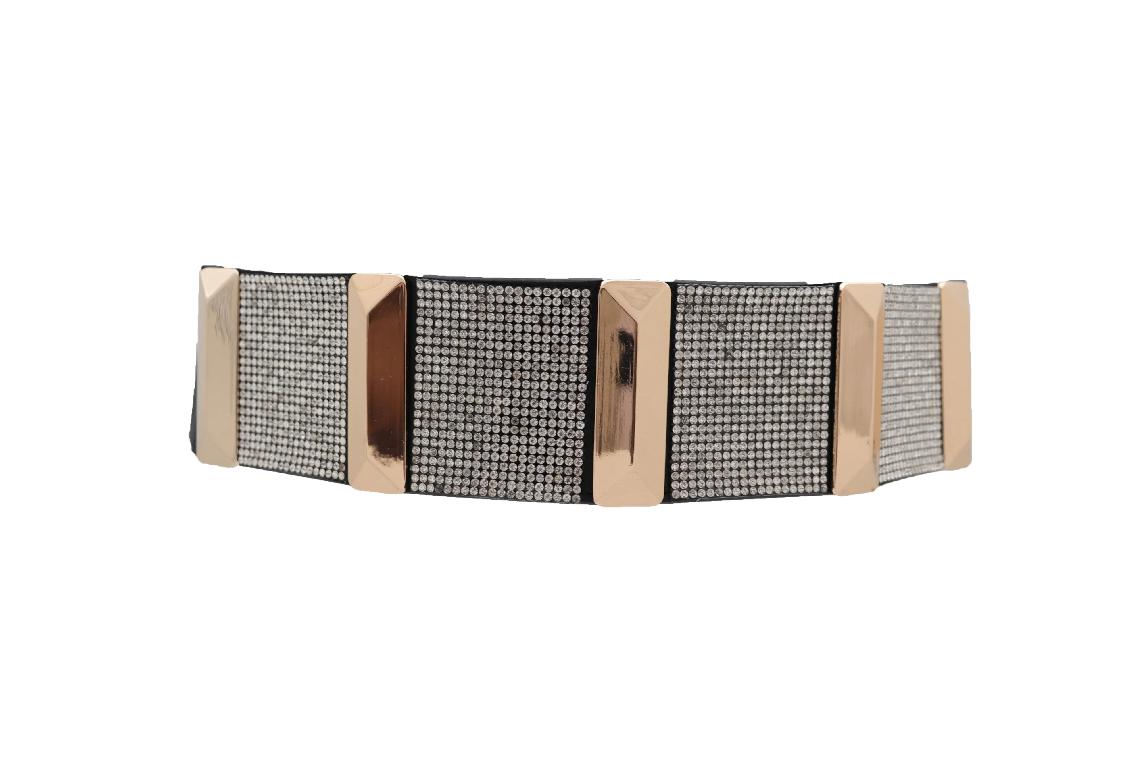 Yellow Leopard Animal Print Belt Square Buckle