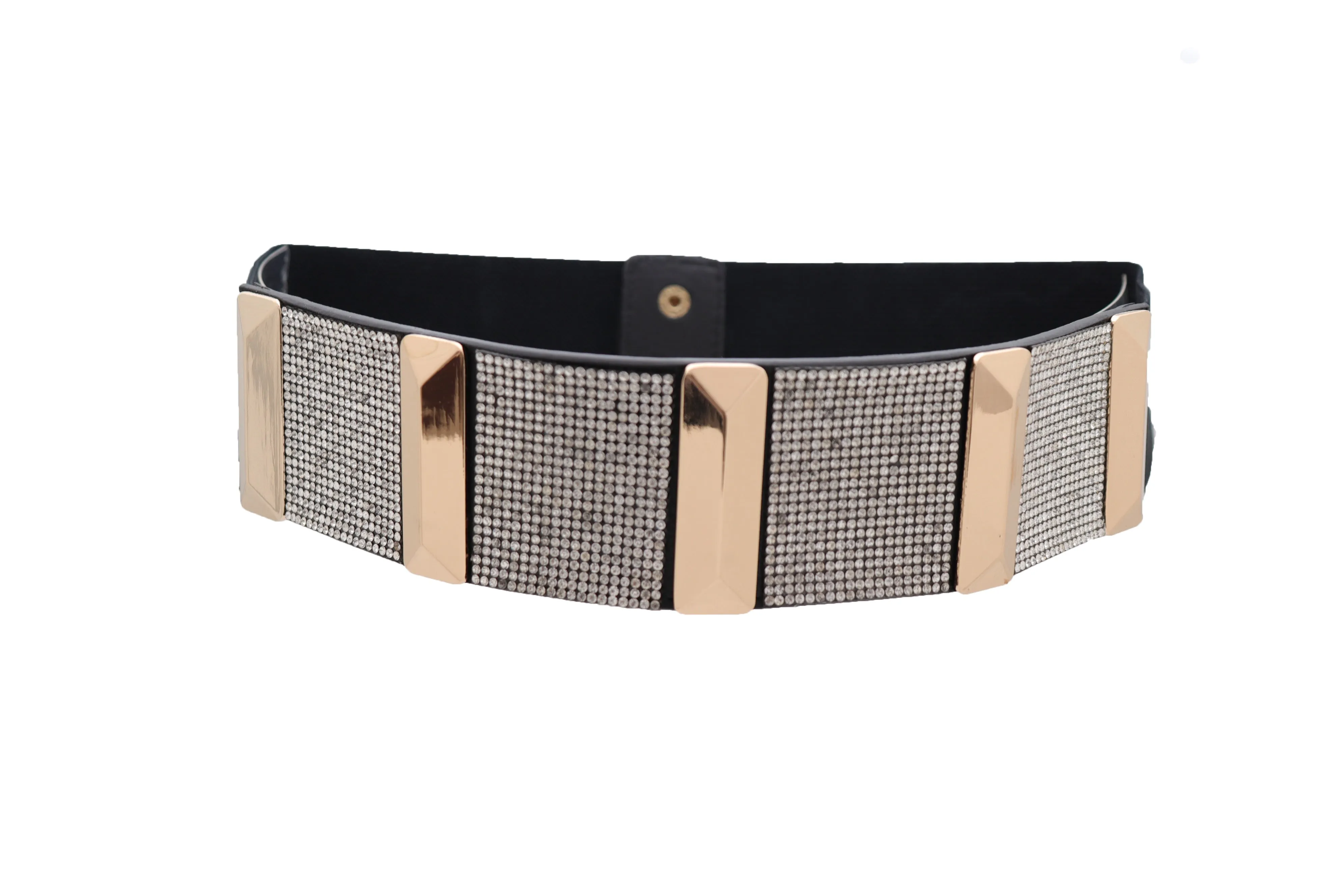 Yellow Leopard Animal Print Belt Square Buckle