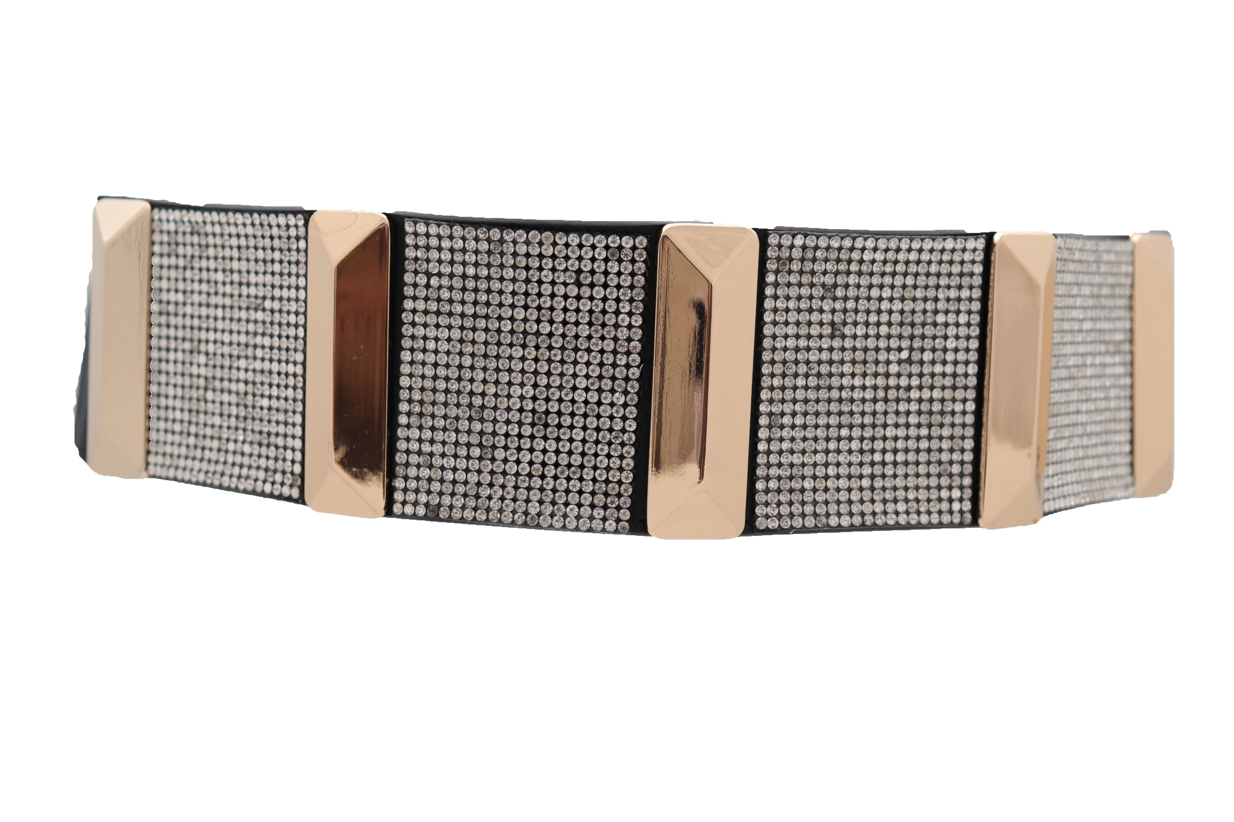 Yellow Leopard Animal Print Belt Square Buckle
