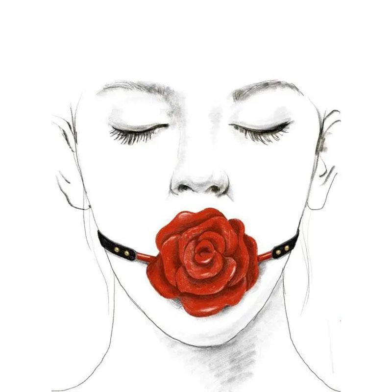 ZALO & UPKO Doll Designer Collection Rose Ball Gag
