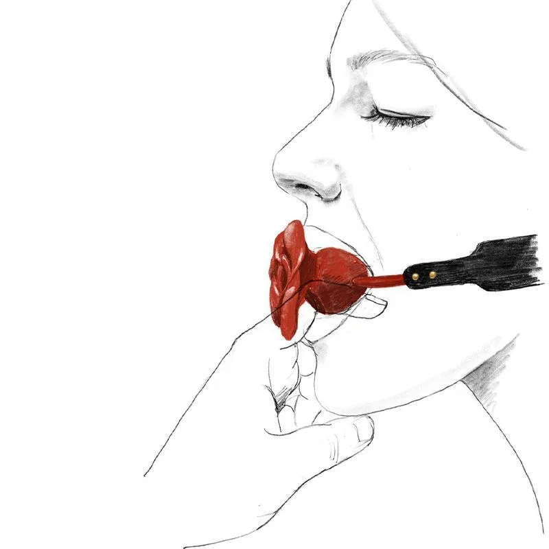 ZALO & UPKO Doll Designer Collection Rose Ball Gag