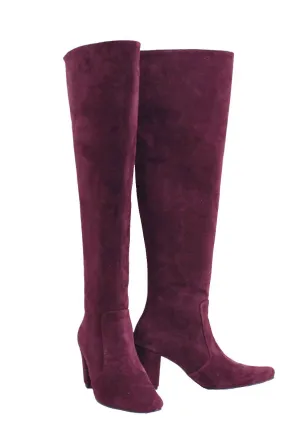 Zeyzani Suede Cuban Heel Boot  Final Sale